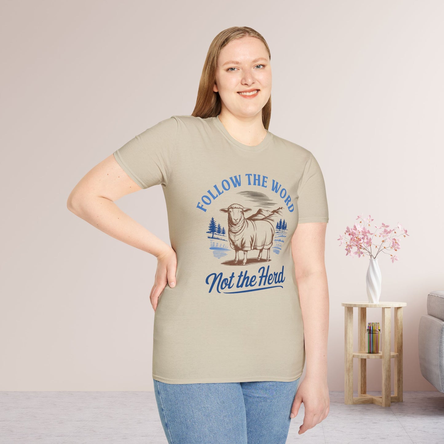 Follow the Word Not The Herd Softstyle T-shirt