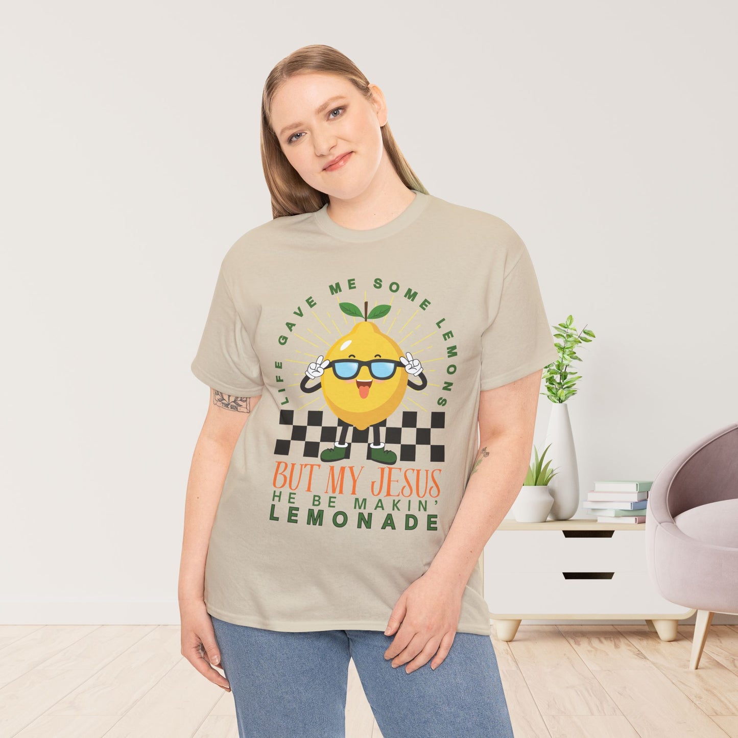 Life Game Me Lemons Heavy Cotton Tee