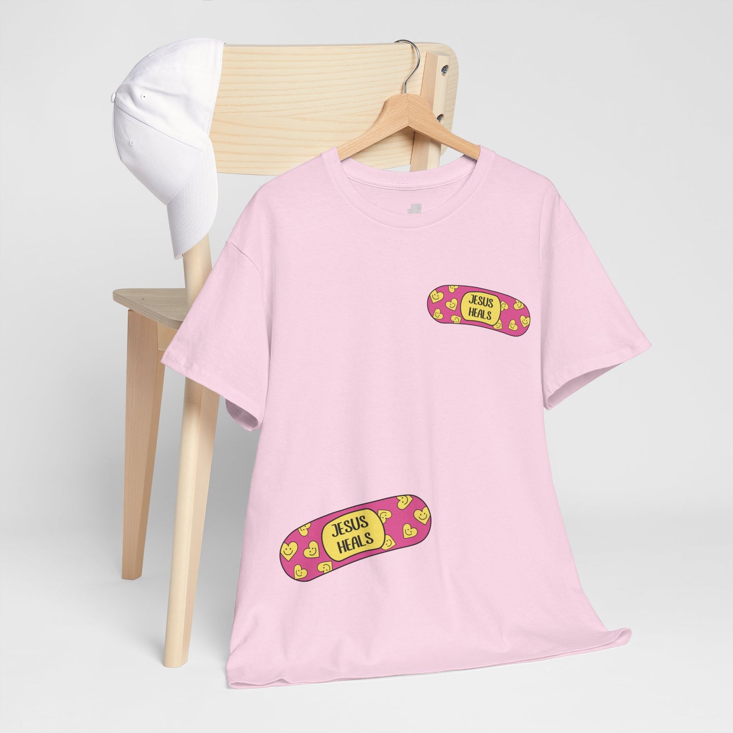 Jesus Heals Heavy Cotton Tee
