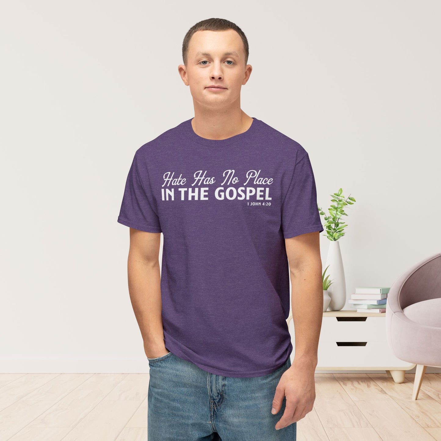 Hate Has No Place in the Gospel Unisex HD Cotton Tee