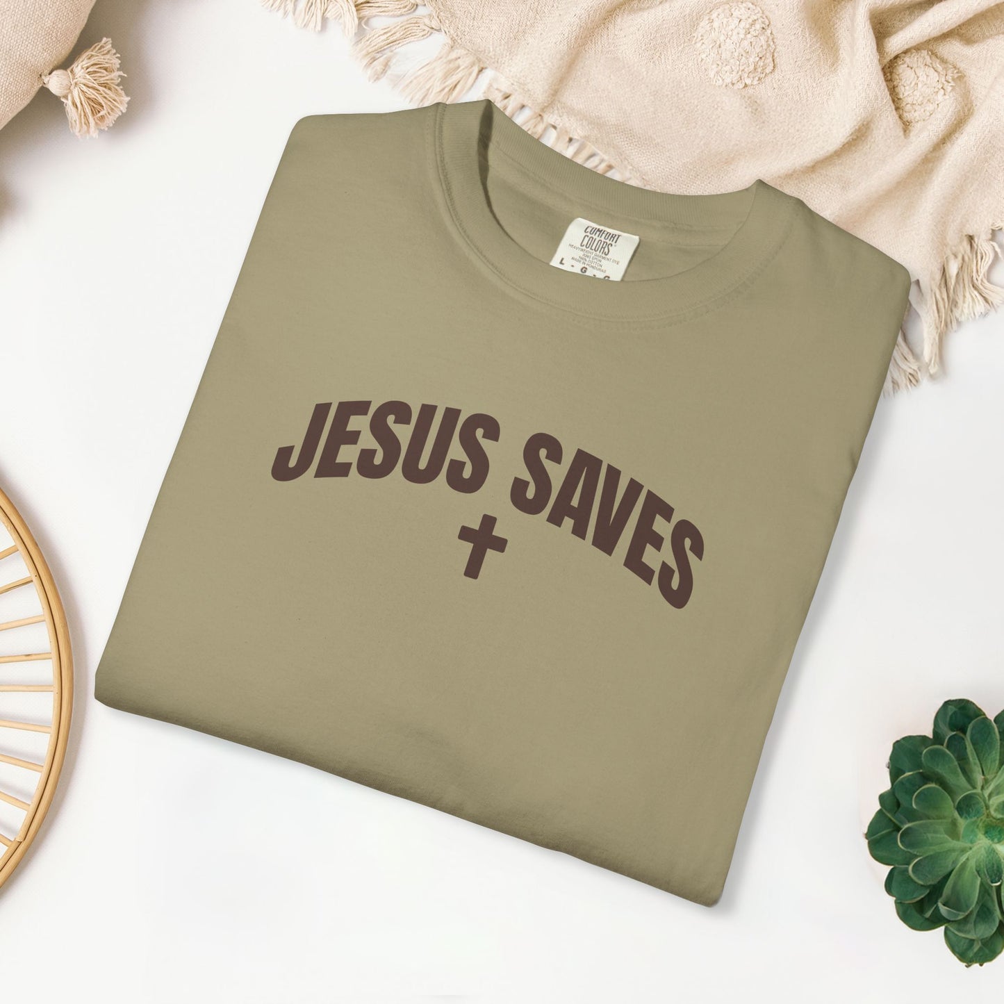 Jesus Saves Comfort Colors Shirt - Fall Edition - Acts 4:12