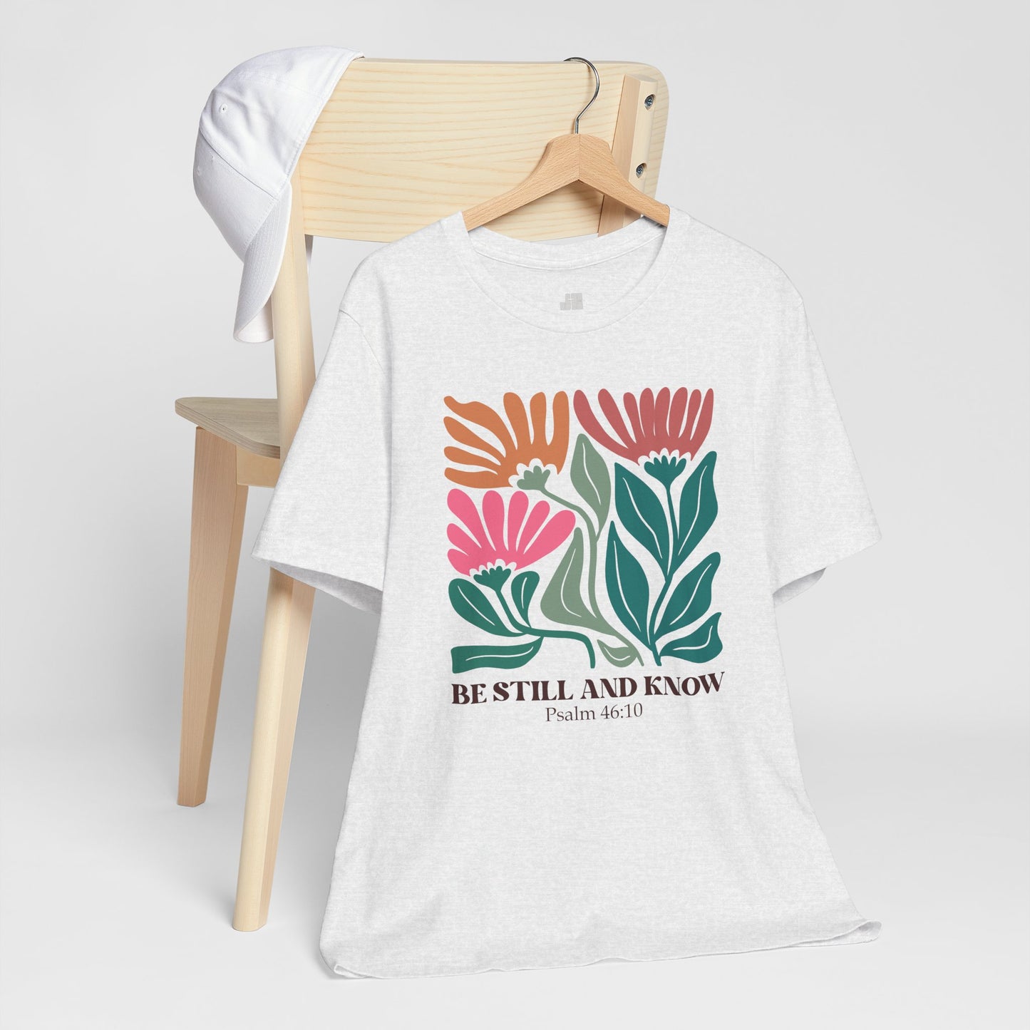 Be Still And Know Soft Cotton Tee - Holiday Christian Shirt