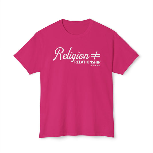 Religion ≠ Relationship Unisex HD Cotton Tee