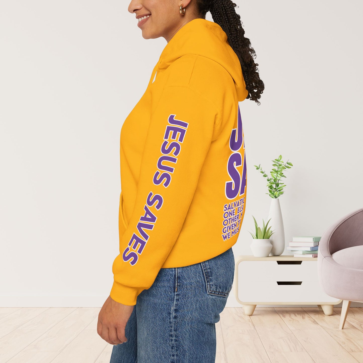 Jesus Saves Hoodie - Acts 4:12 Christian Hoodie