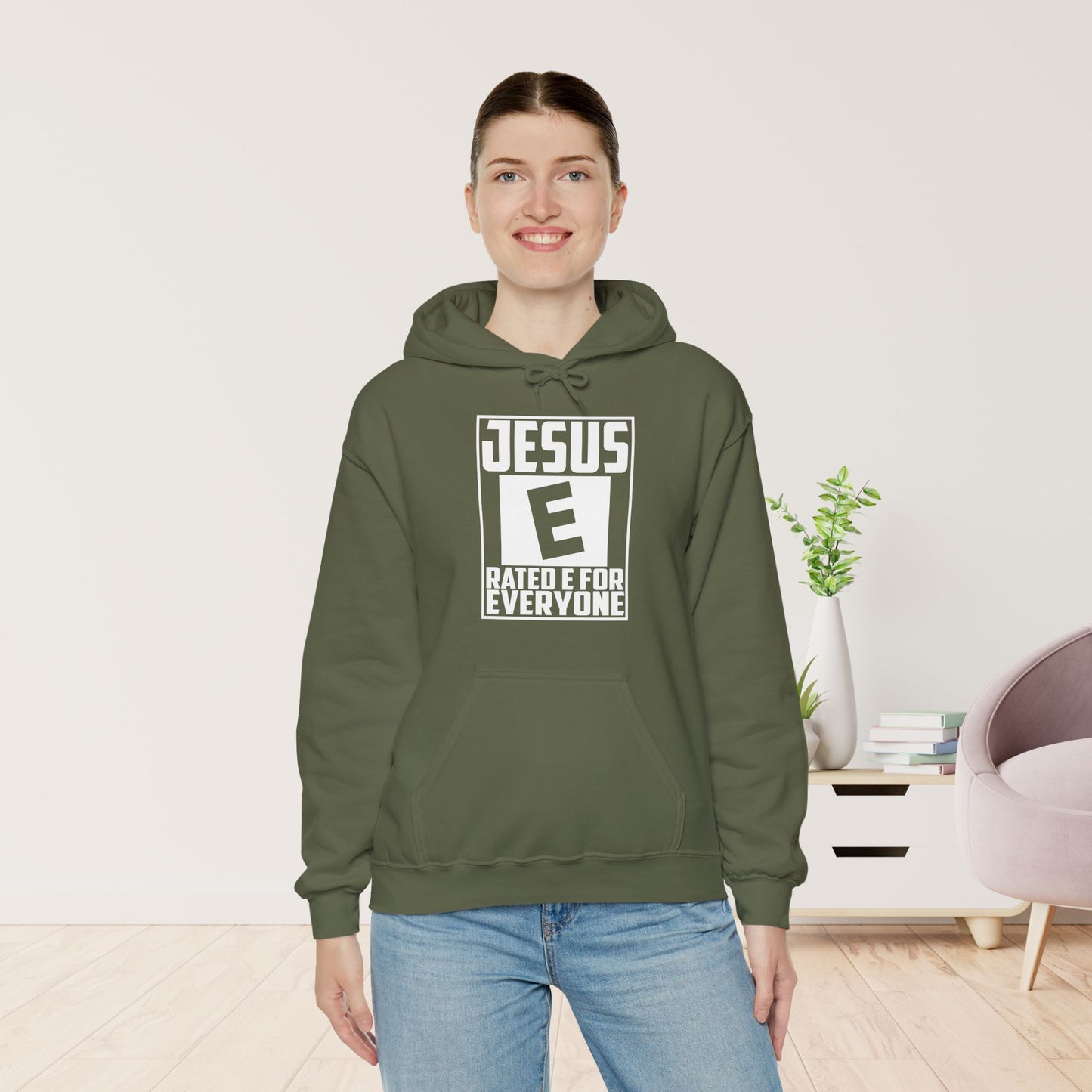 Jesus Rated E for Everyone Hoodie