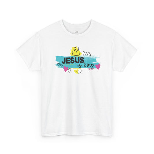 Jesus Is King Heavy Cotton Tee