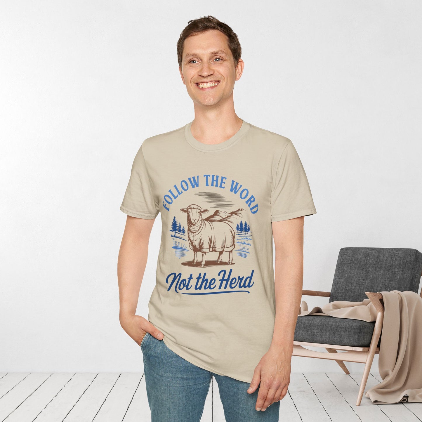 Follow the Word Not The Herd Softstyle T-shirt