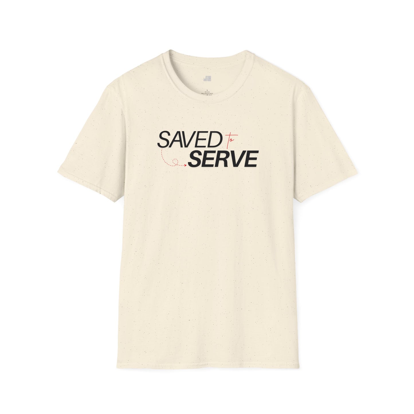Saved to Serve - We Serve 'Cause We Are Saved Softstyle T-shirt - Trendy  Christian Tee