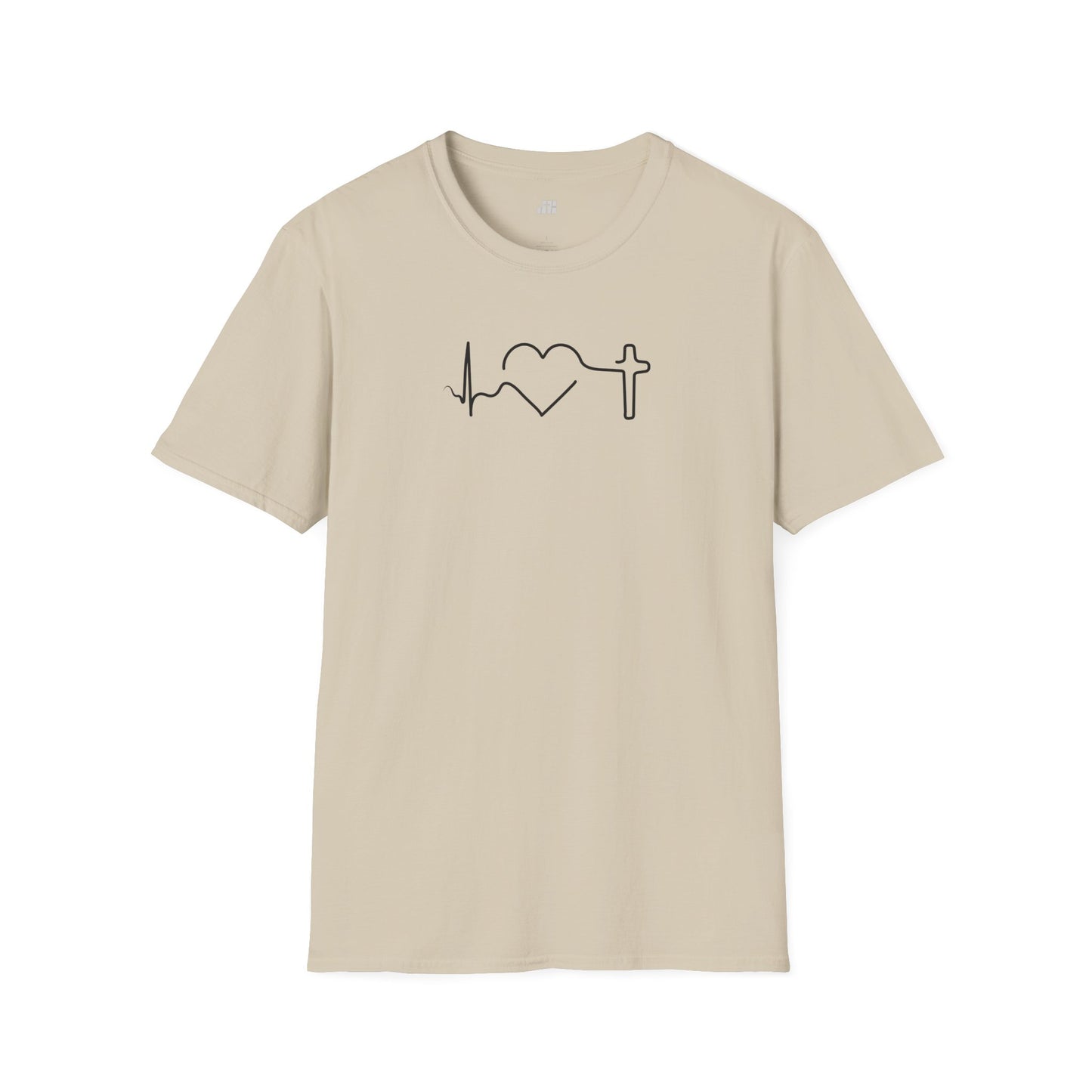 Heartbeat of Faith Softstyle T-shirt