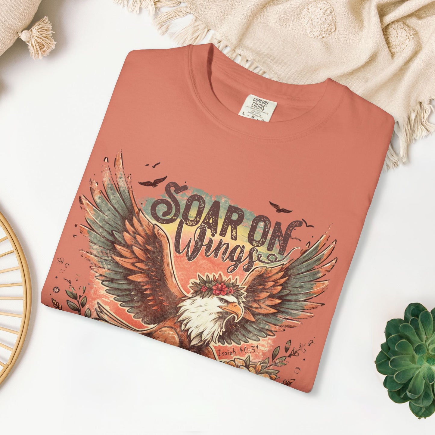 Soar on Wings Like Eagles Comfort Colors Shirt