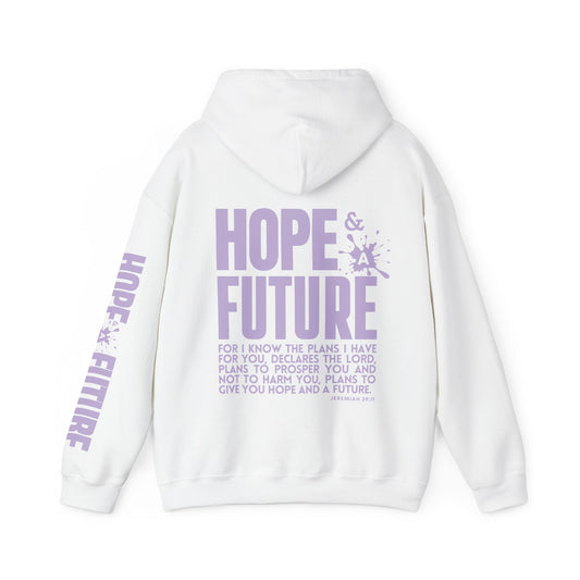 Unisex Hope and a Future Hoodie - Jeremiah 29:11 Bible Verse Christian Hoodie