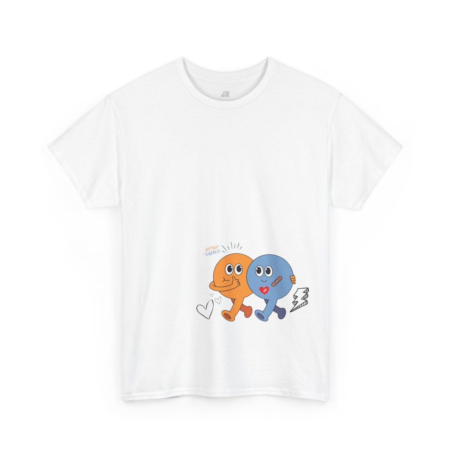Better Together in Christ – He Heals the Brokenhearted Heavy Cotton Tee