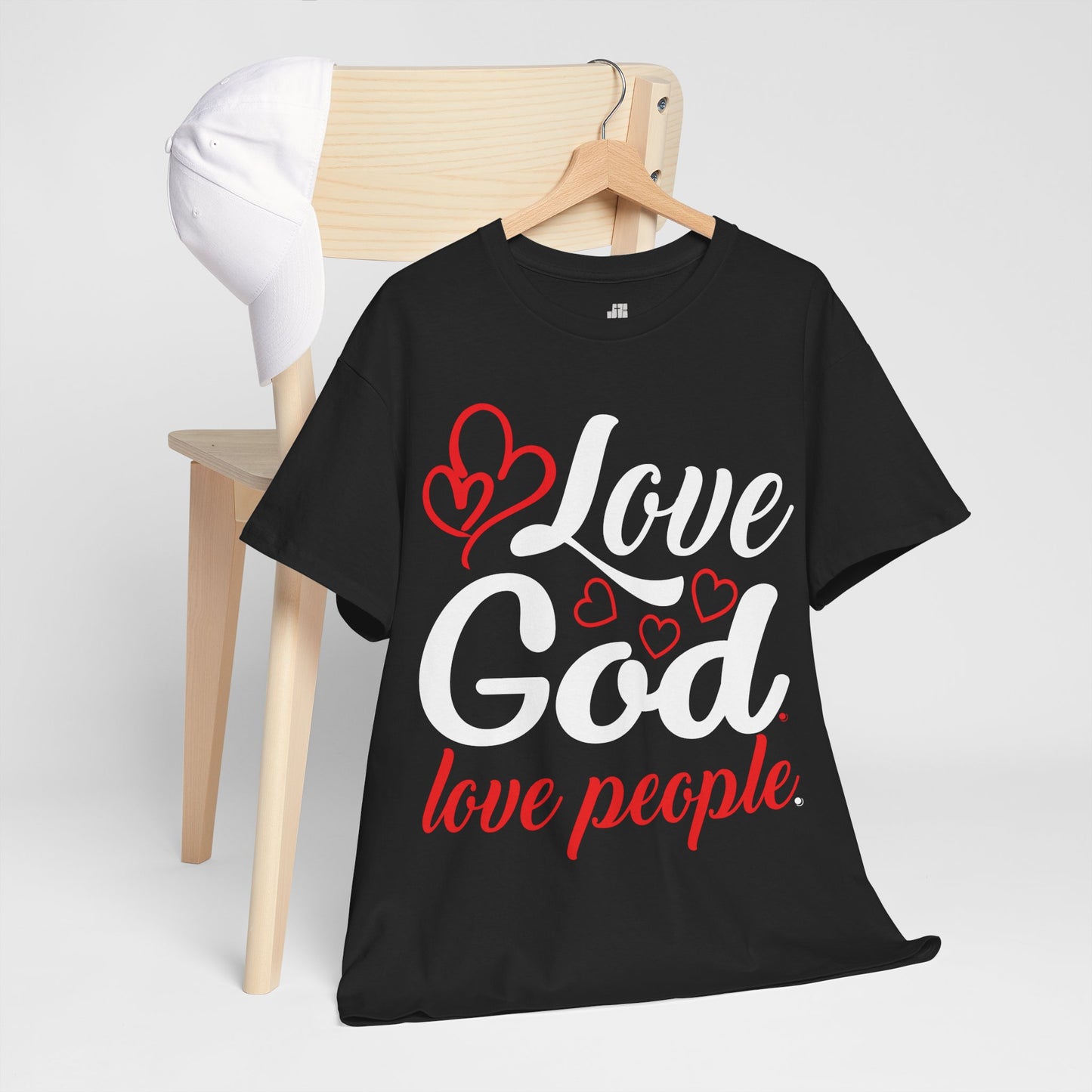 Love God. Love People. Heavy Cotton Tee