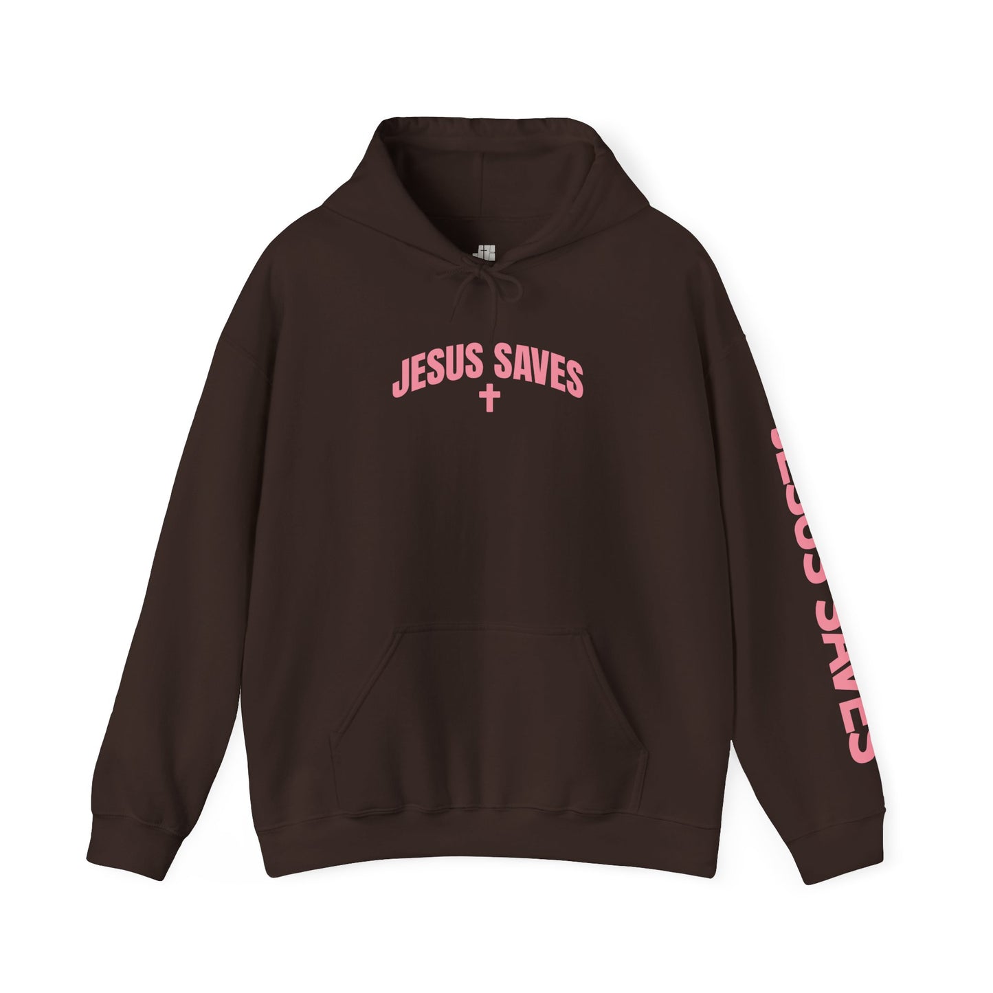 Unisex Jesus Saves Hoodie - Acts 4:12 Bible Verse Christian Hoodie
