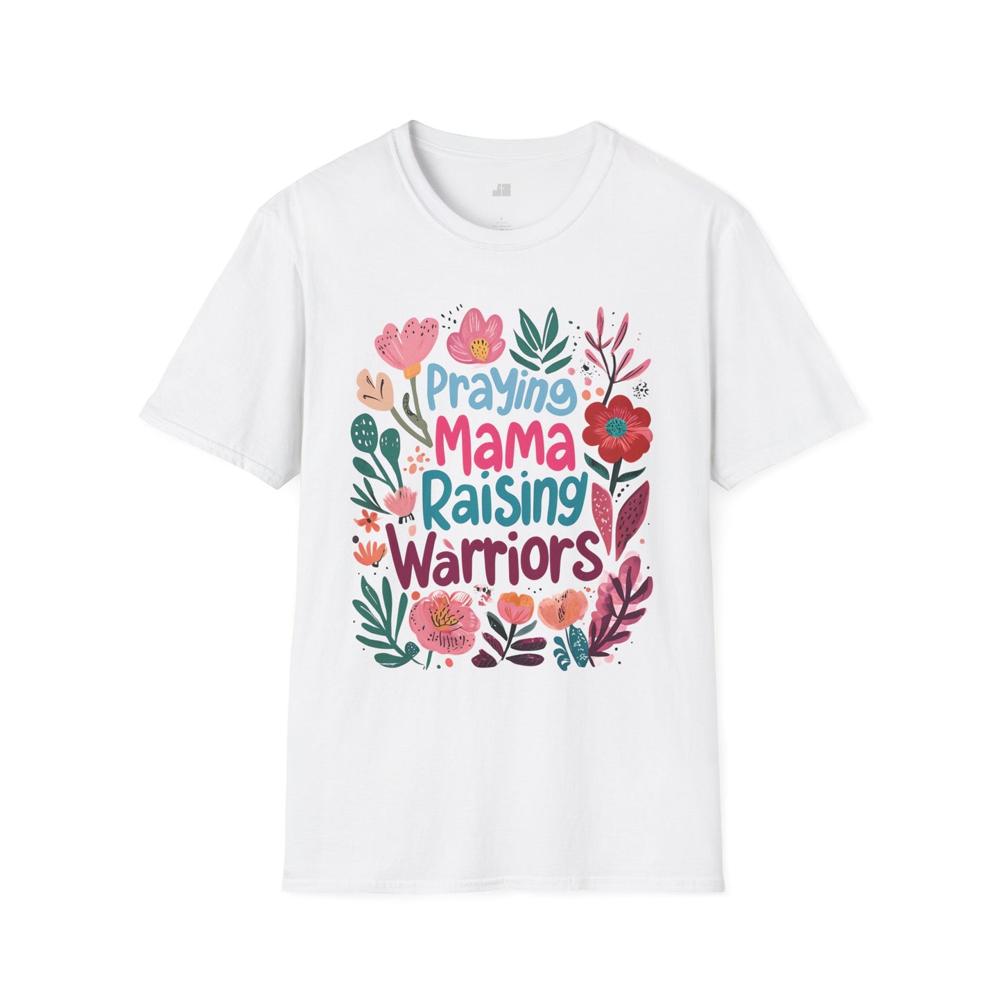 Praying Mama Raising Warriors Softstyle T-shirt