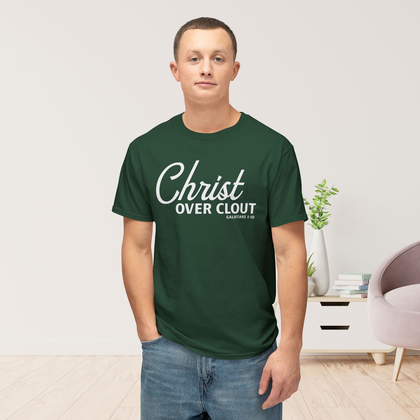 Christ Over Clout Unisex HD Cotton Tee
