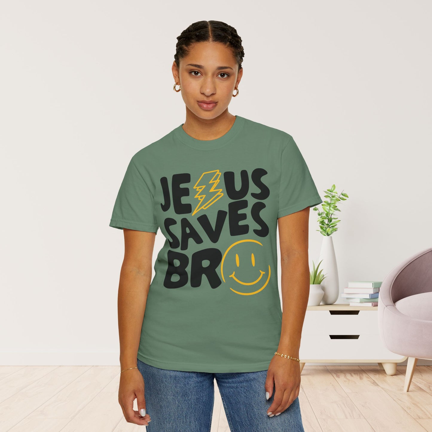 Jesus Saves Bro Comfort Colors Shirt