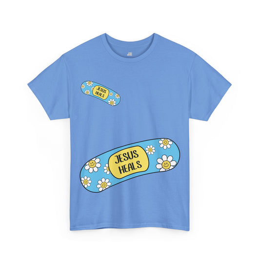 Jesus Heals Heavy Cotton Tee