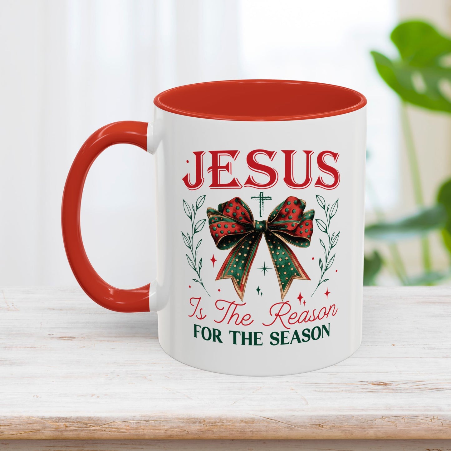 Jesus Is The Reason For The Season Mug - Christian Coffee Mug