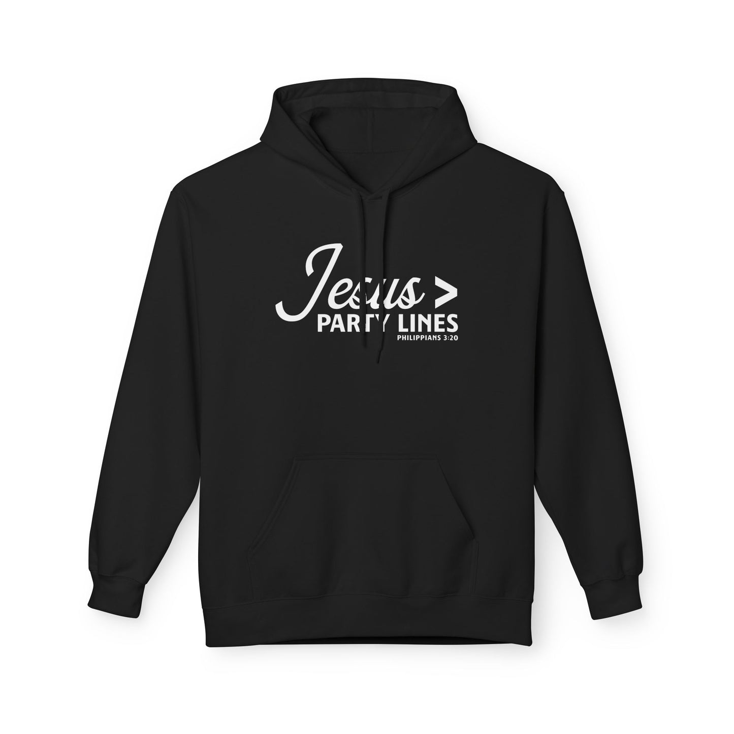 Jesus > Party Lines Unisex Midweight Hoodie