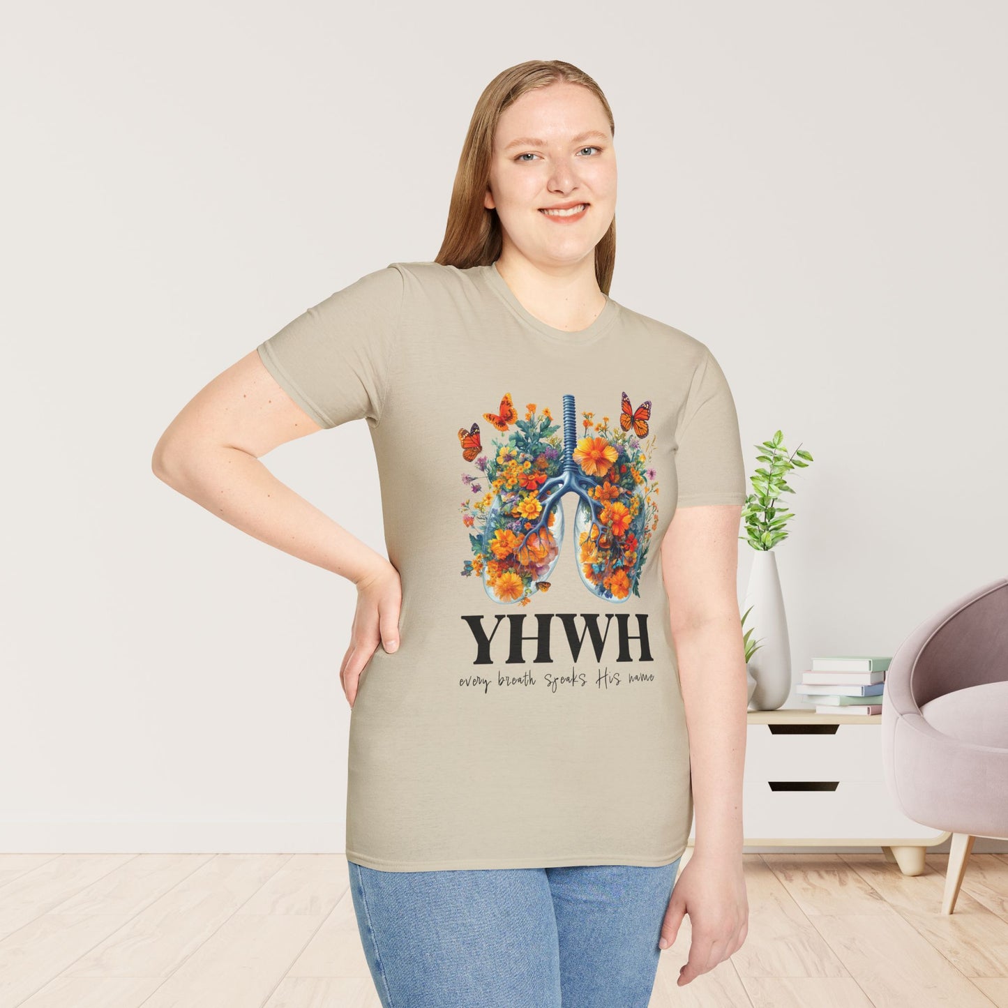 YHWY Every Breath Speaks His Name Softstyle T-shirt