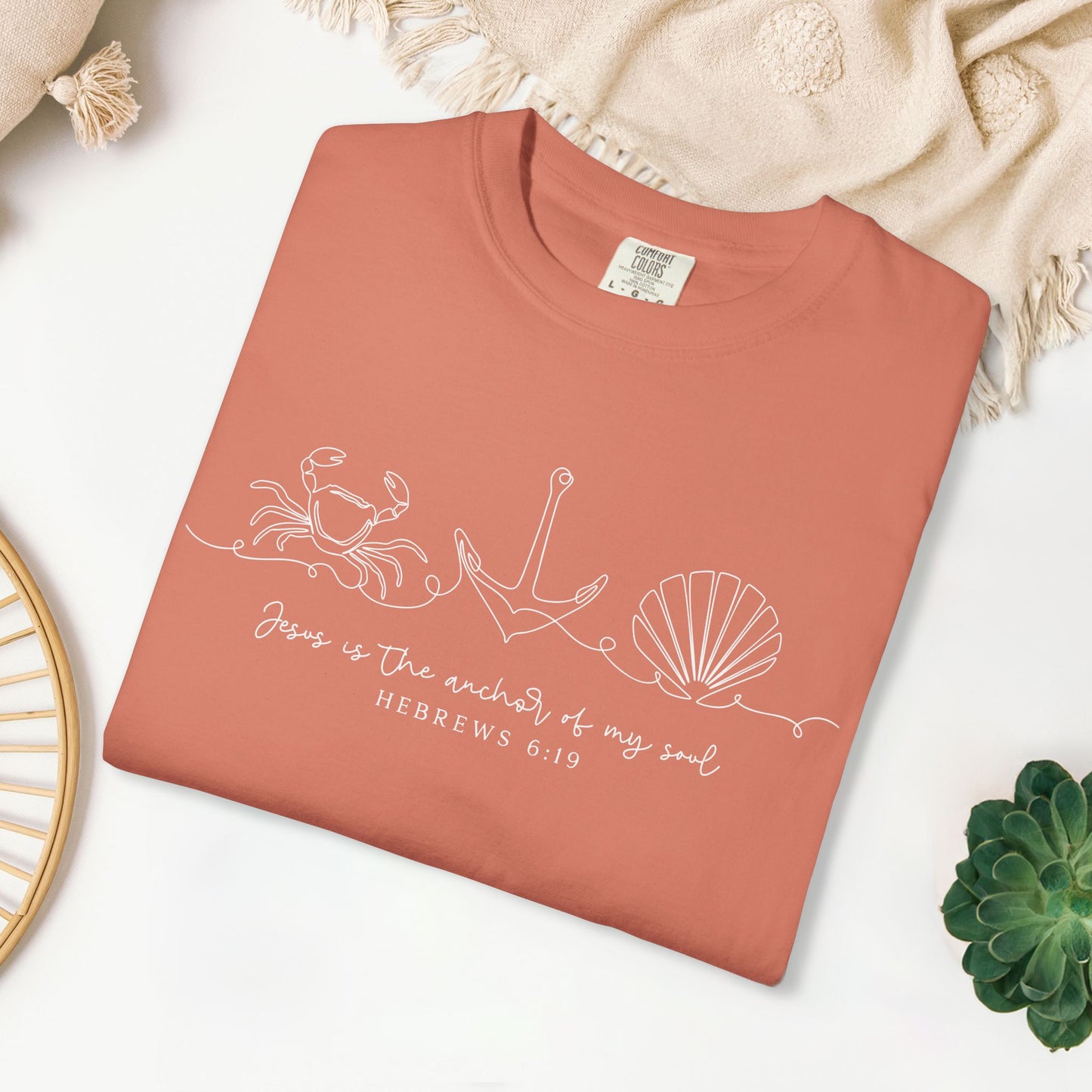 Jesus is The Anchor of My Soul Comfort Colors Shirt
