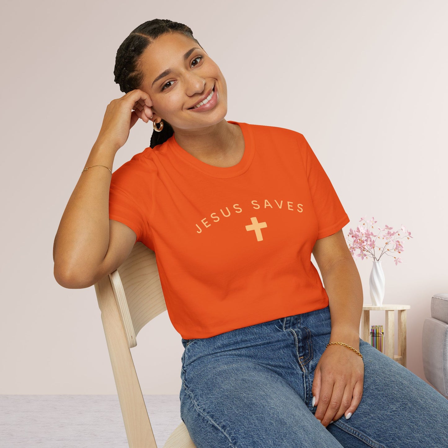 Jesus Saves Softstyle T-shirt - Fall Edition