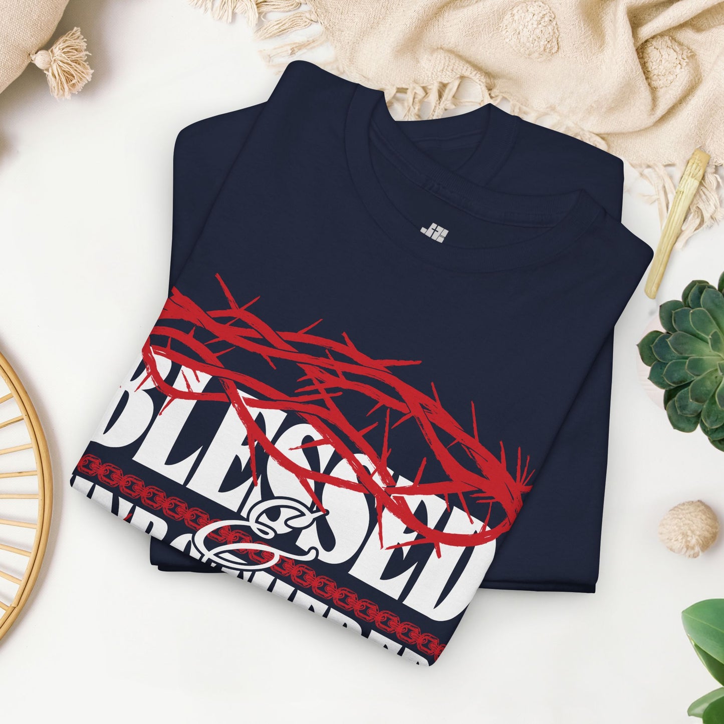 Blessed & Unbothered Heavy Cotton Tee