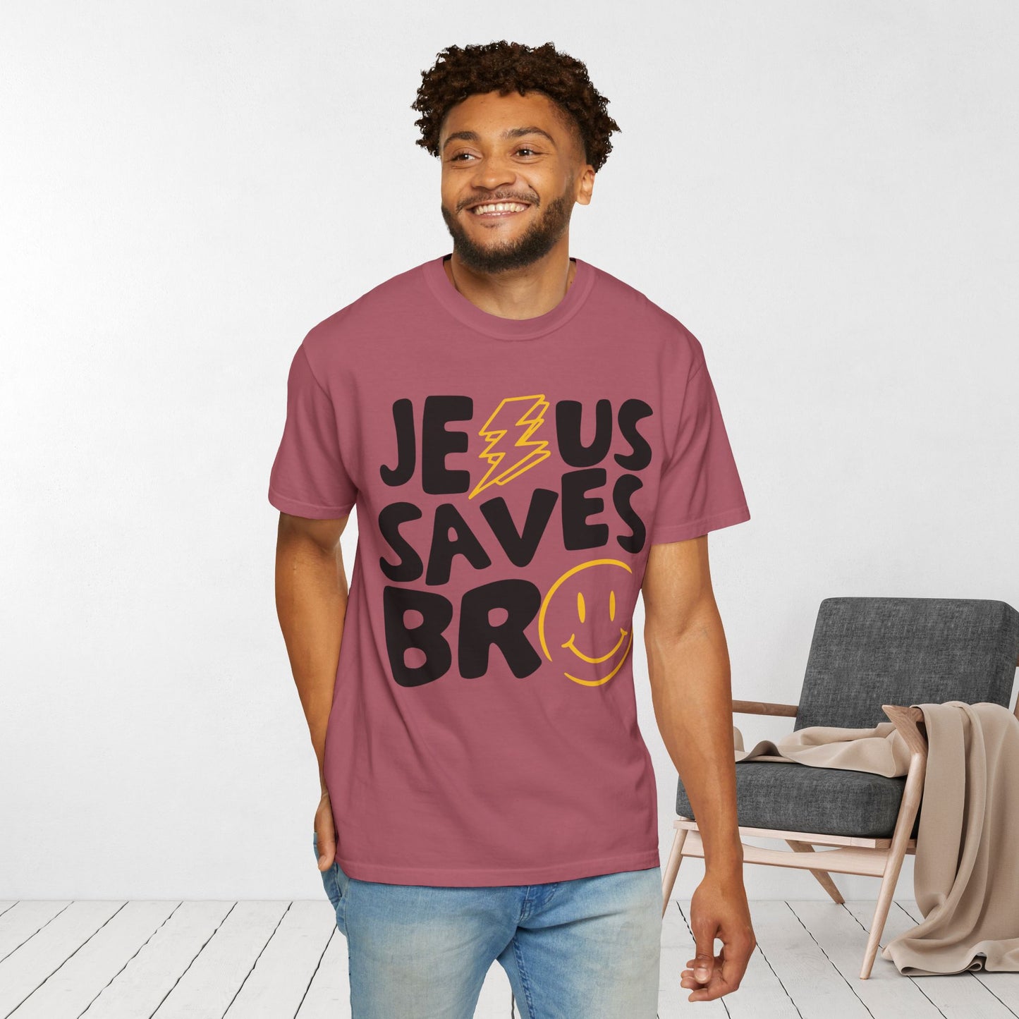 Jesus Saves Bro Comfort Colors Shirt