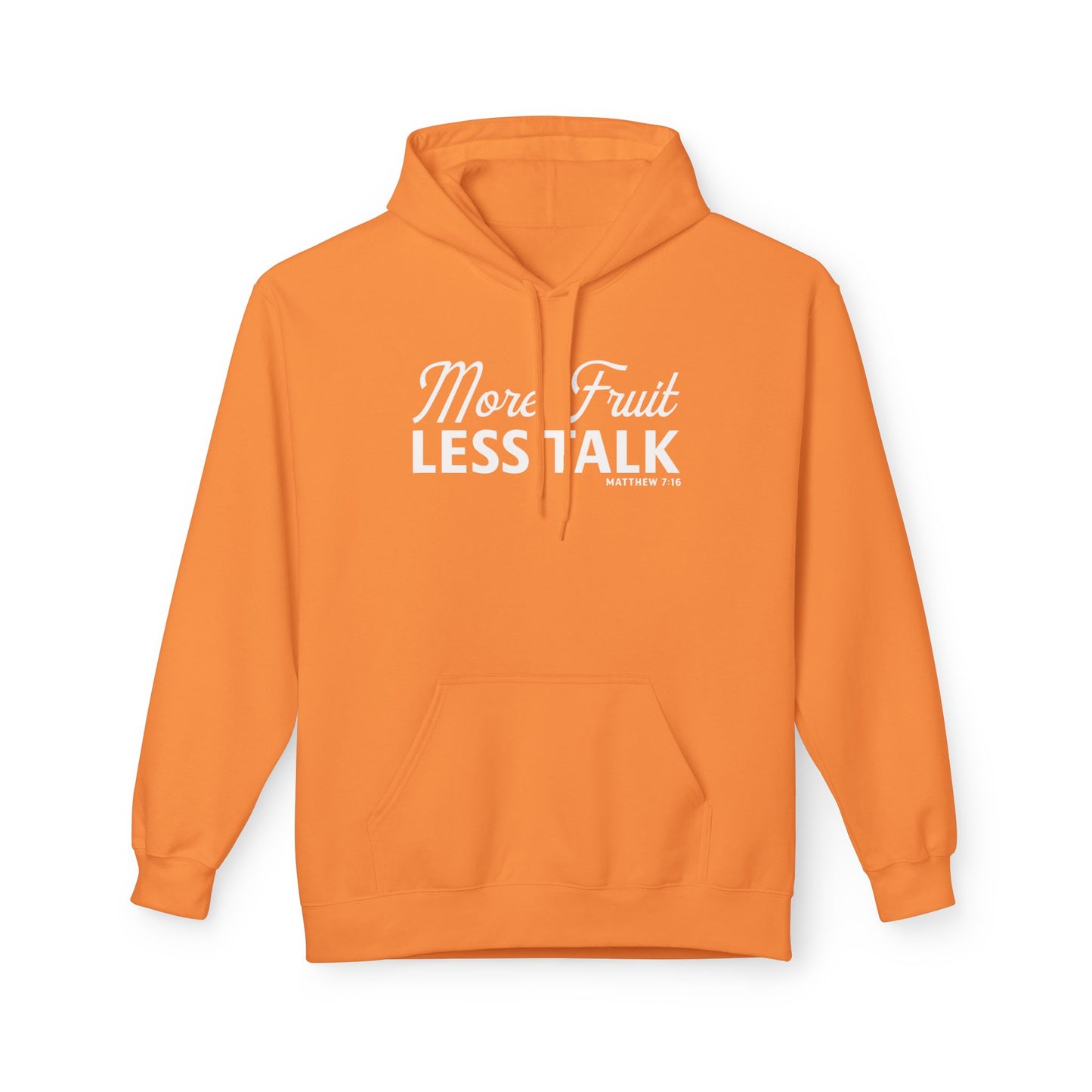 More Fruit, Less Talk Unisex Midweight Hoodie