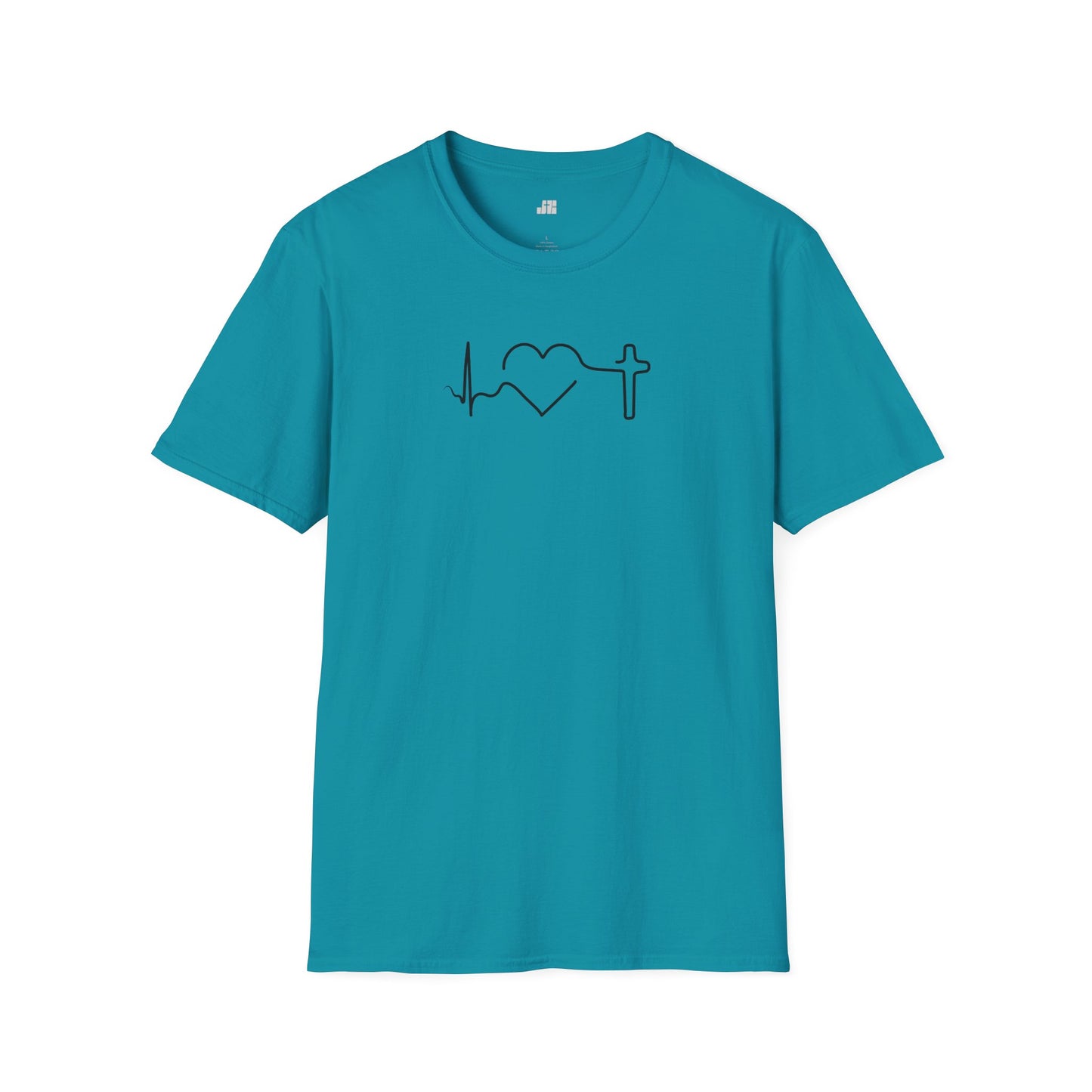Heartbeat of Faith Softstyle T-shirt