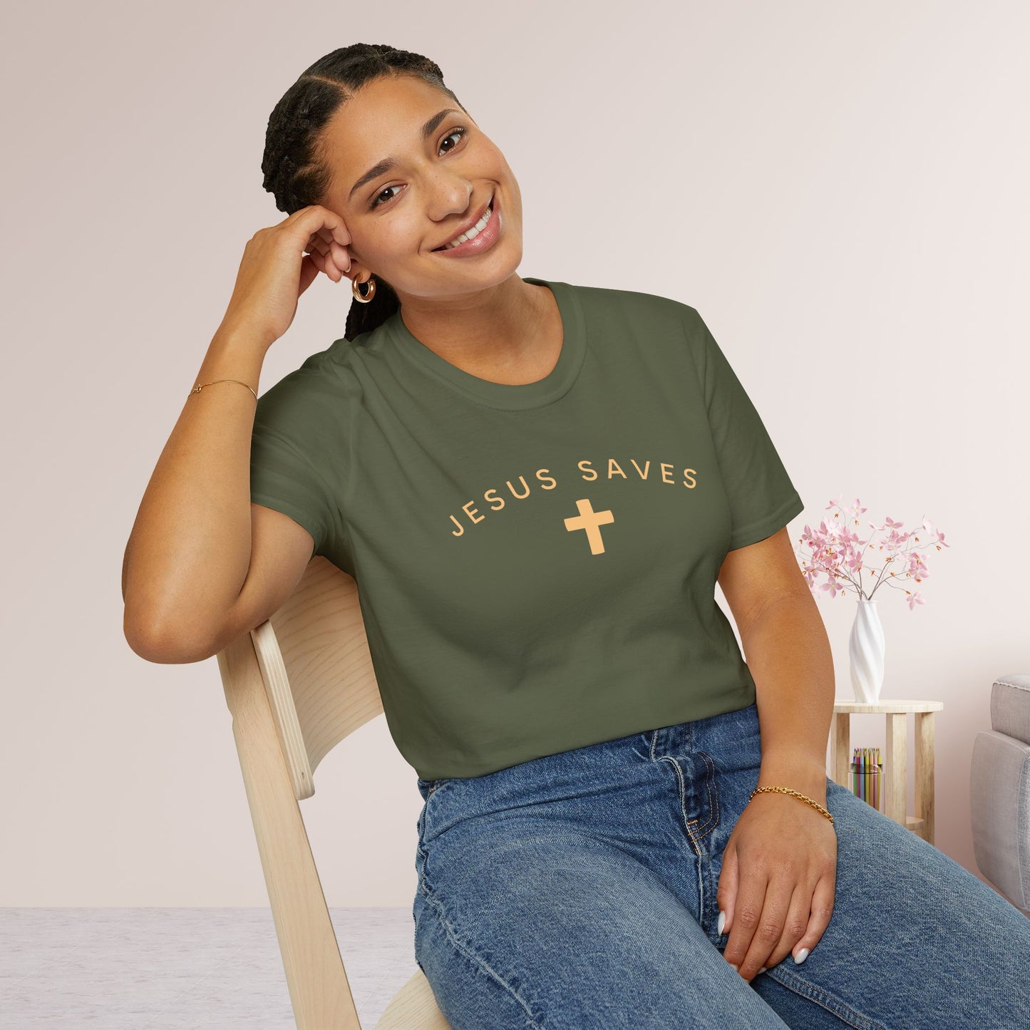 Jesus Saves Softstyle T-shirt - Fall Edition