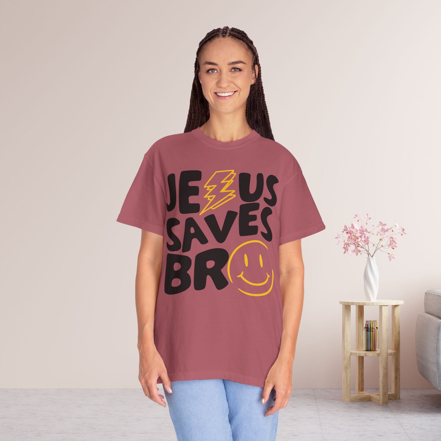 Jesus Saves Bro Comfort Colors Shirt