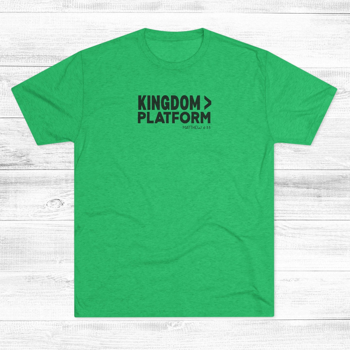 Kingdom > Platform Unisex Tri-Blend Crew Tee