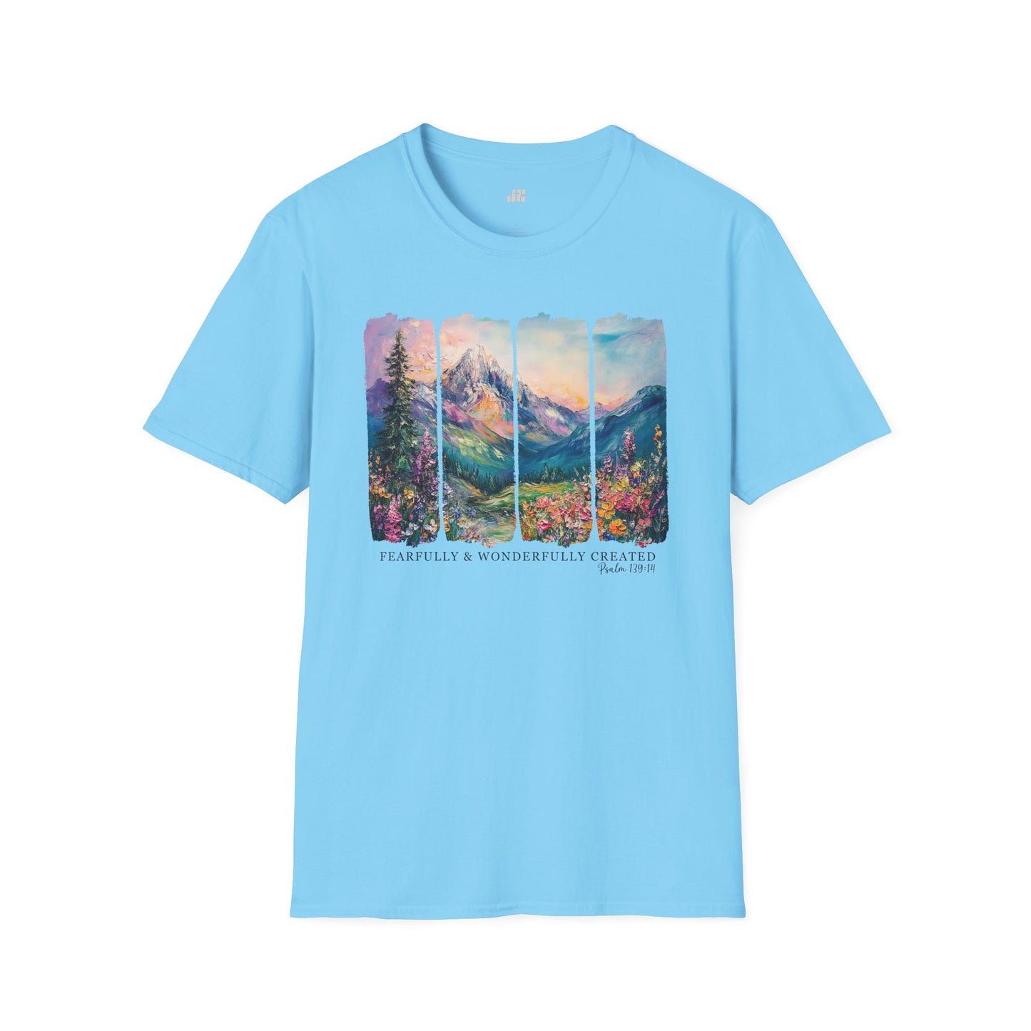 Fearfully and Wonderfully Created Softstyle T-shirt - Psalm 139:14