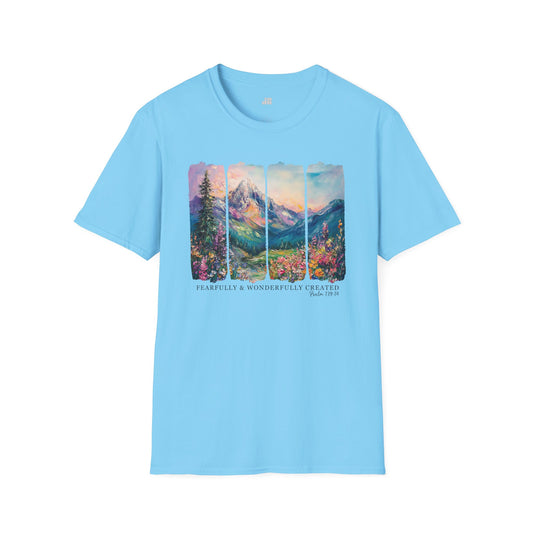 Fearfully and Wonderfully Created Softstyle T-shirt - Psalm 139:14