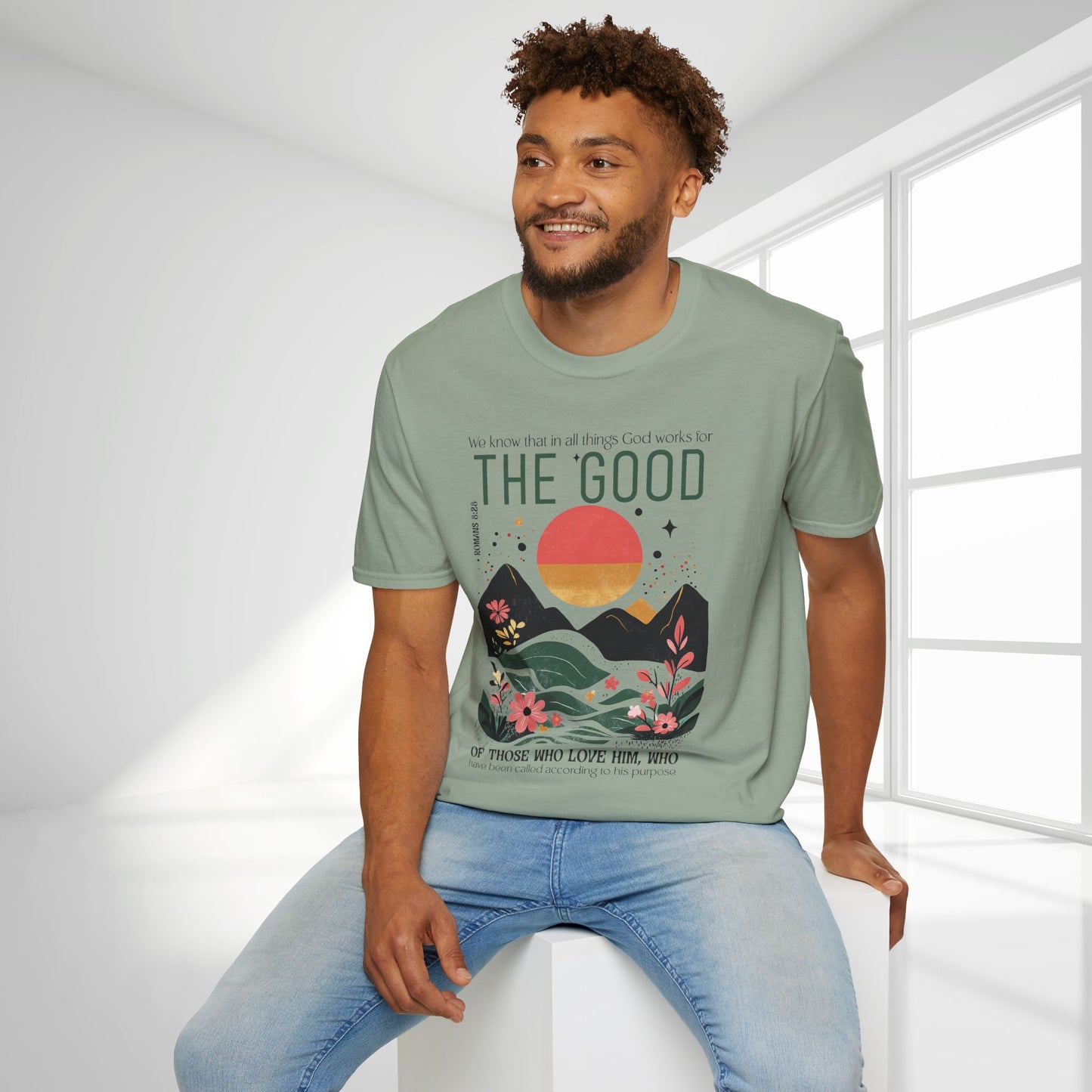 All Things for Good Romans 8:28 Softstyle T-shirt