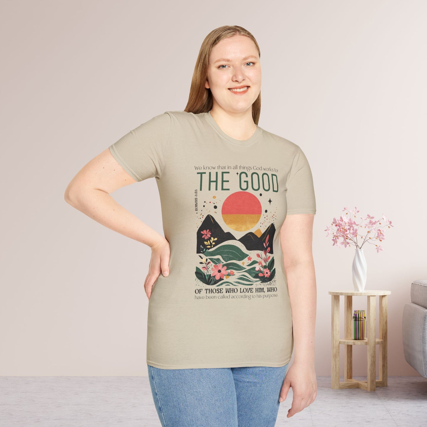 All Things for Good Romans 8:28 Softstyle T-shirt