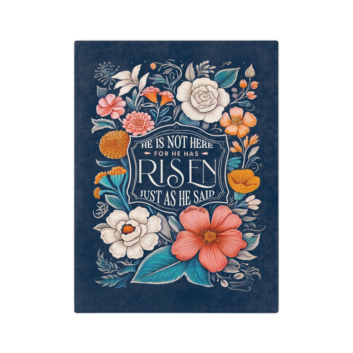 He is Risen Velveteen Microfiber Blanket