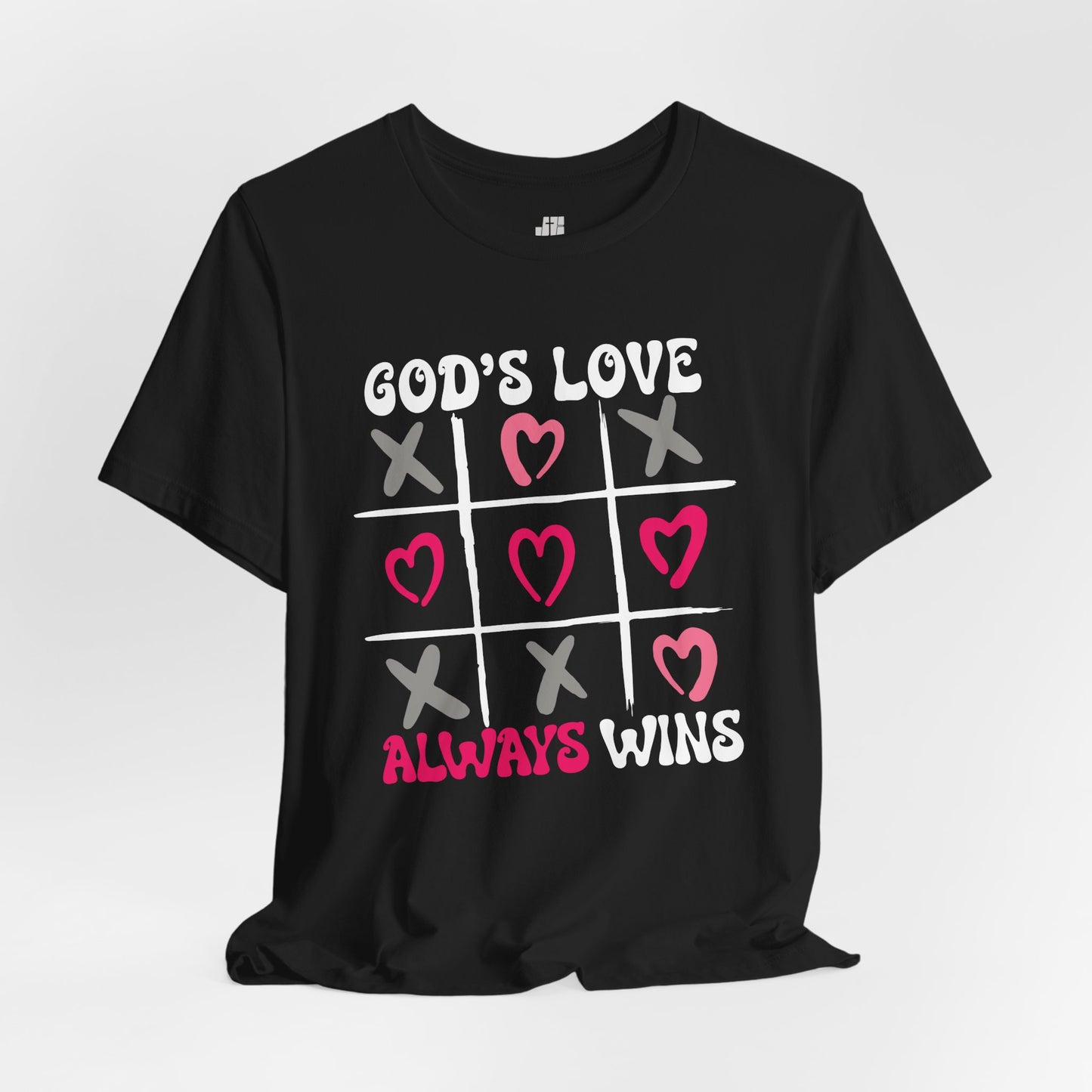God's Love Always Wins Soft Cotton Tee - Christian Shirt