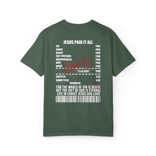 Jesus Paid the Price Comfort Colors Shirt