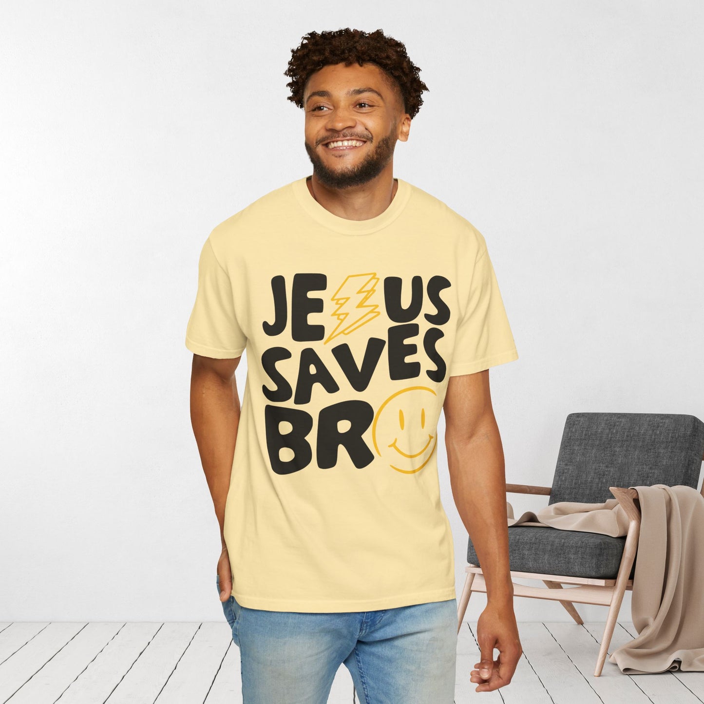 Jesus Saves Bro Comfort Colors Shirt