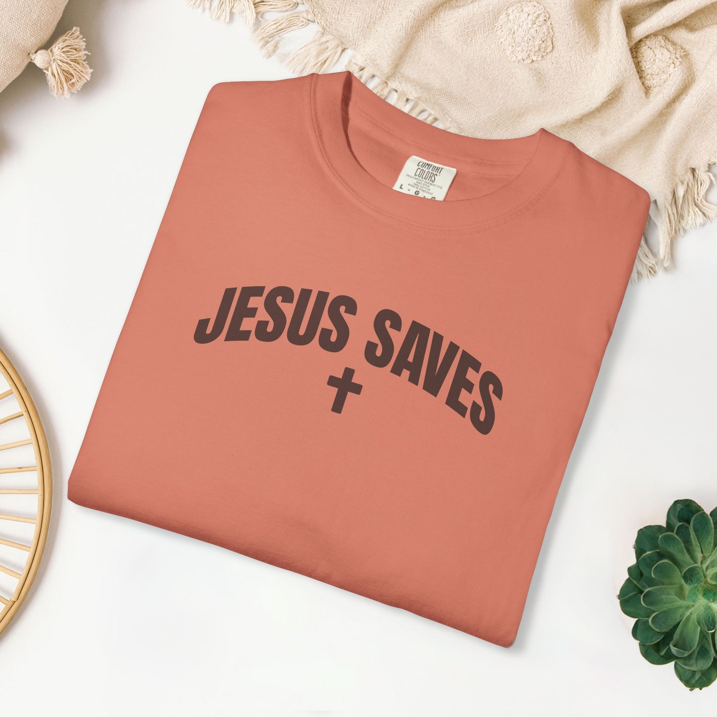 Jesus Saves Comfort Colors Shirt - Fall Edition - Acts 4:12