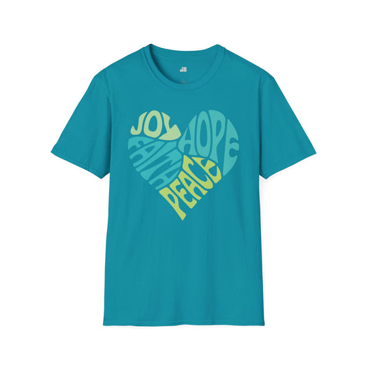 Joy Hope Faith Peace Softstyle T-shirt