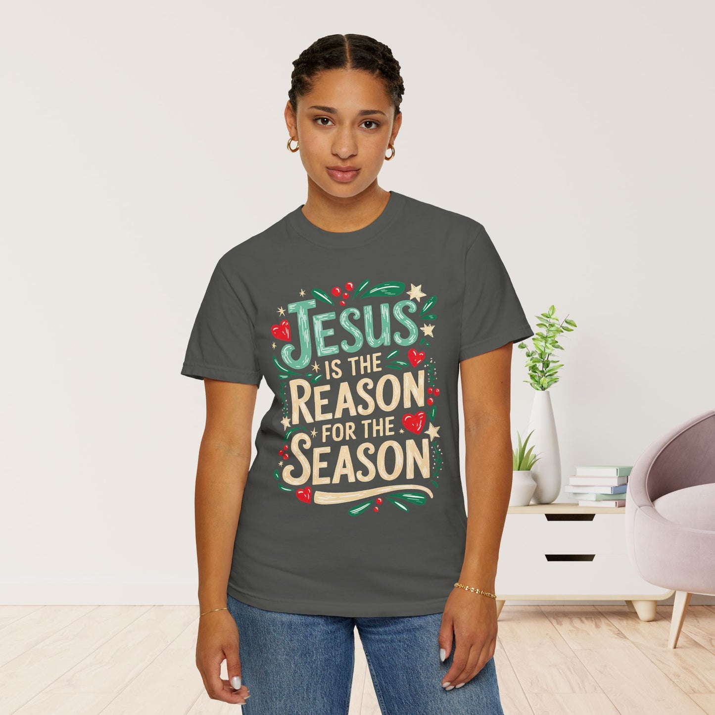 Jesus Is The Reason For The Season Comfort Colors Shirt