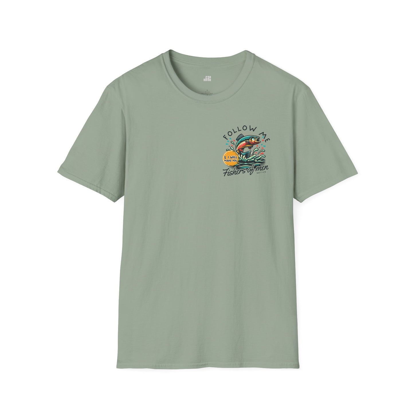 Follow Me Matthew 4:19 Men's Softstyle T-shirt