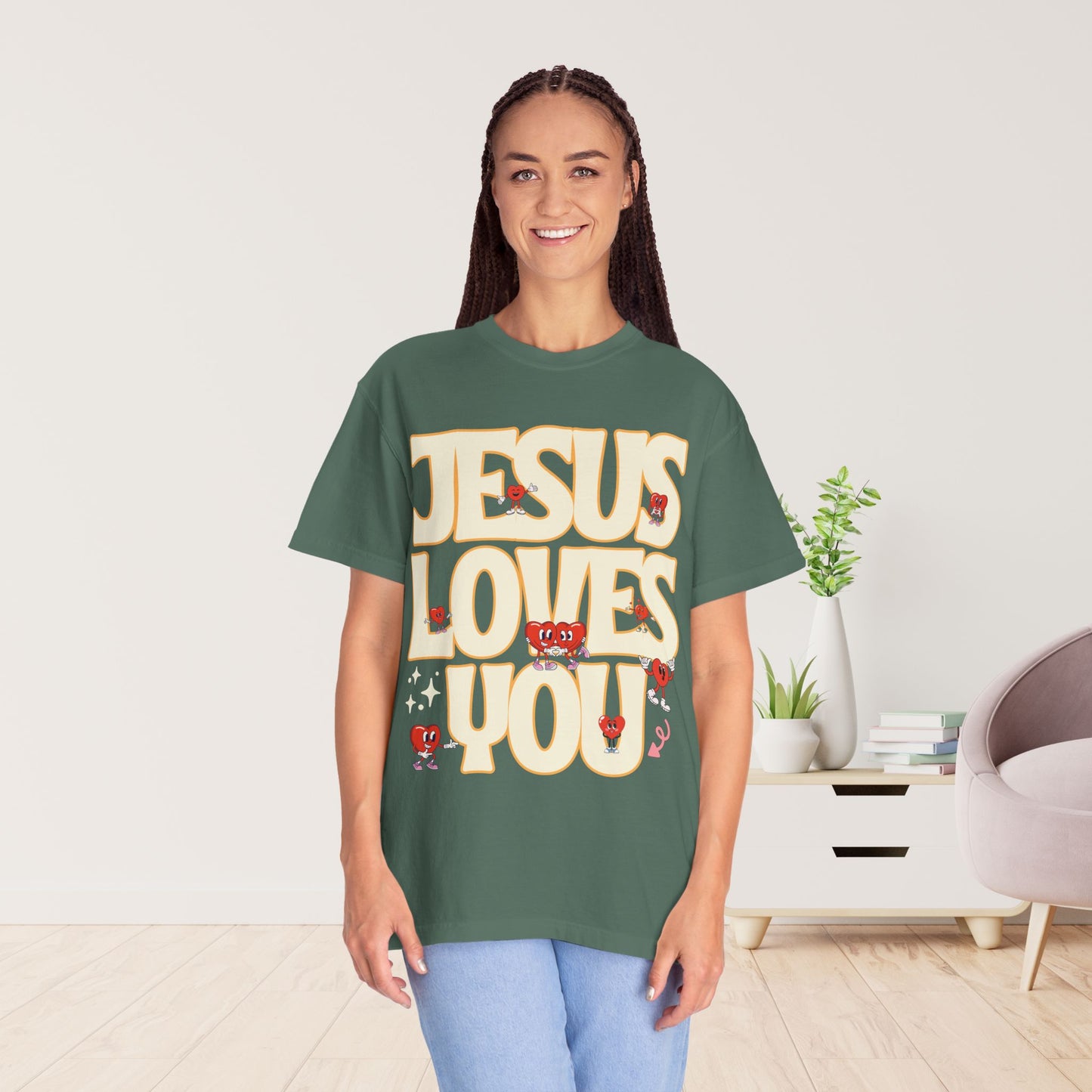 Jesus Loves You Comfort Colors Shirt