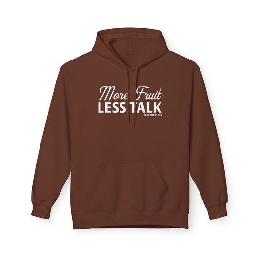 More Fruit, Less Talk Unisex Midweight Hoodie