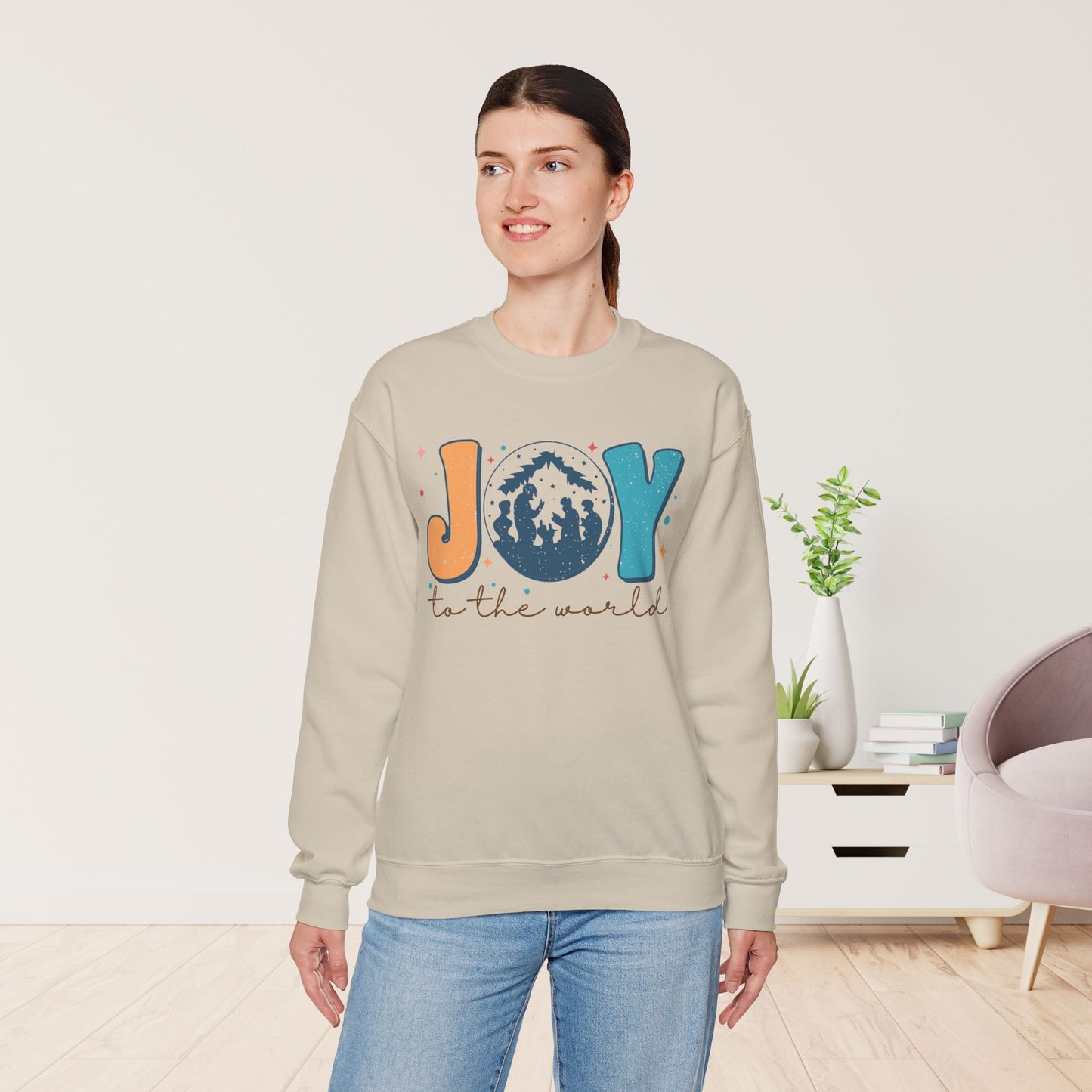 Joy To The World Christian Sweatshirt - Christian Pullover