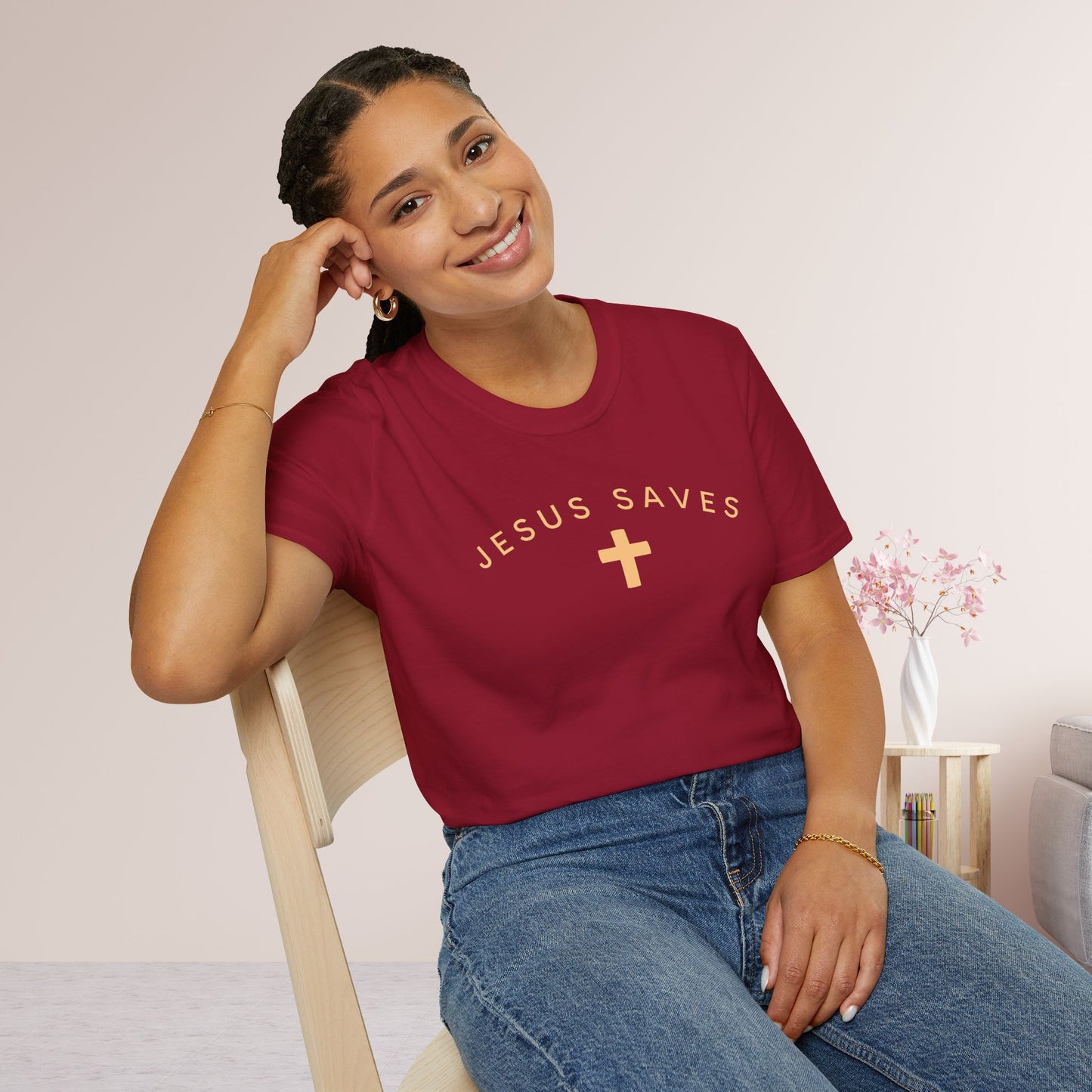 Jesus Saves Softstyle T-shirt - Fall Edition